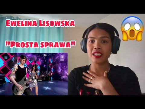 Its MyrnaG REACTS TO Koncert "Będzie się działo" - Ewelina Lisowska - "Prosta sprawa"