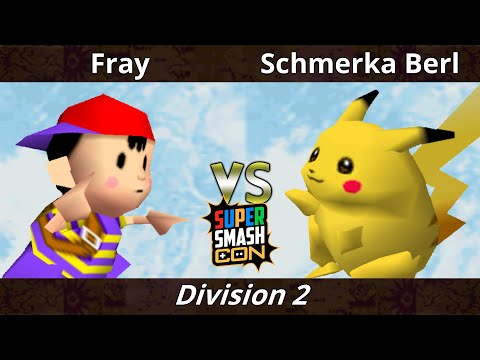 SSC 2022 Division 2 - Fray (Ness) Vs. Schmerka Berl (Pikachu) SSB64 Smash Bros Tournament