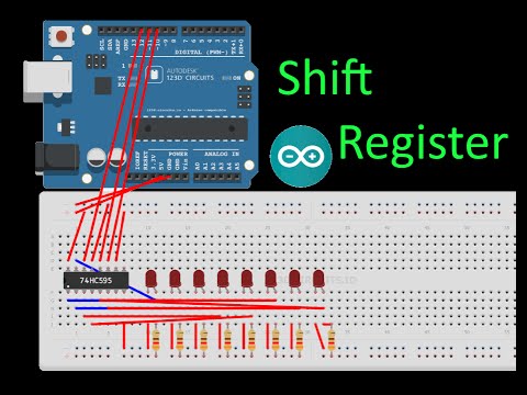 Tutorial in Shift Register (74HC595) - How do they work