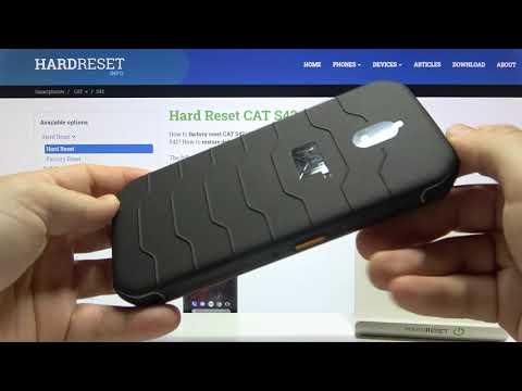CAT S42 Black Colour Presentation – Back Cover Colour Presentation