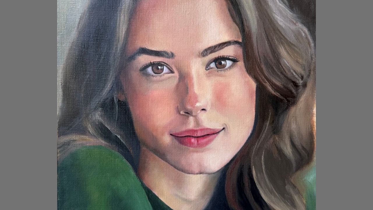 Portrait painting in oils | time-lapse