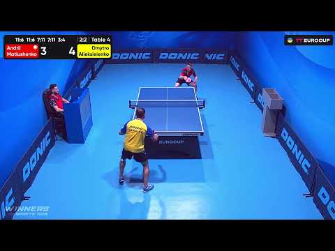 12:25 Andrii Matiushenko - Dmytro Alieksieienko 12.09.2023 TT Euro.Cup Ukraine Master. TABLE 4