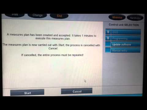 BMW E38 EGS Programming with SSS Progman V41 and the yellow head GT1 DK