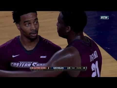 D.J. Wilson 1-Hand Dunk vs. Maryland-Eastern Shore #BTNStandout