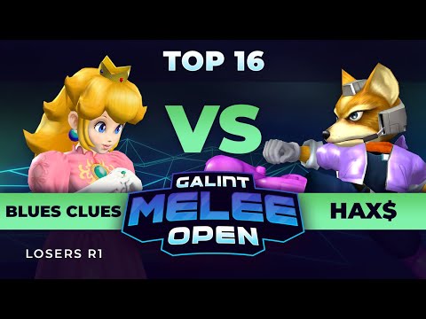 Galint Melee Open Top 16 -  Blues Clues (Peach) vs Hax$ (Fox) - Losers Round 1