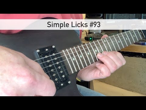 Drama Of Life // Simple Guitar Licks: Episode #93 // Aggressive Blues Lick