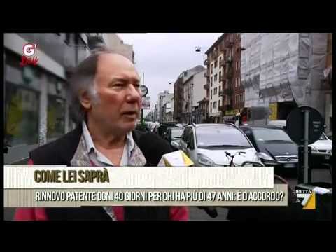 G'DAY 04/04/2012 - COME LEI SAPRA': Rinnovo patente ogni 40 giorni per chi ha più di 47 anni.