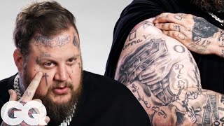 Jelly Roll Shows Off His Tattoos | GQ