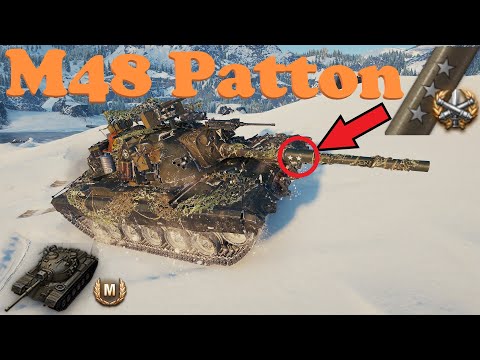 World of Tanks M48 Patton gameplay | 3rd Mark of Excellence | 6k damage