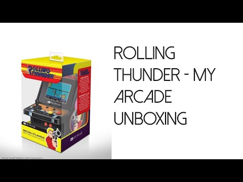 Rolling Thunder - My Arcade Unboxing