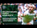 Jordan Thompson vs Stefanos Tsitsipas | Match Highlights | Wimbledon 2022