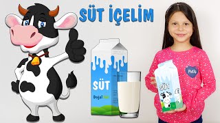 Süt İçelim Çocuk Şarkısı | Nursery Rhymes for Kids | Super Simple Songs | SH Kids