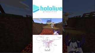 【マイクラ】キャラコンが苦手なラプ様 【#ラプラスダークネス #風真いろは #獅白ぼたん 切り抜き】#ホロライブ切り抜き #shorts