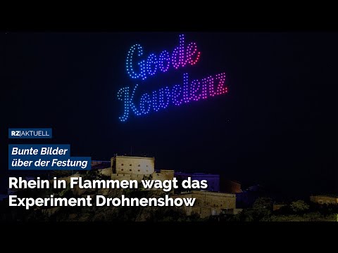 Rhine in Flames dares the drone show experiment