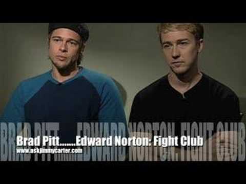 Fight Club: Brad Pitt and Edward Norton TALK about Fight Club...an interview