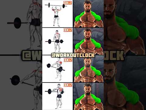 Barbell Shoulder Workout | Build Strong & Defined Shoulders#workout #shoulderworkout