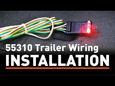 Trailer Wiring Install: CURT 55310 Taillight Converter on a Hyundai Santa Fe