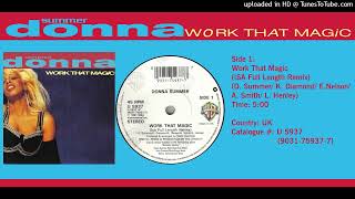 Donna Summer -  Work That Magic (ISA Full Length Remix)