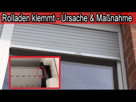 Außen Rolladen klemmt – Jalousie geht nicht hoch & runter / Lammellen verschoben & klemmen was tun