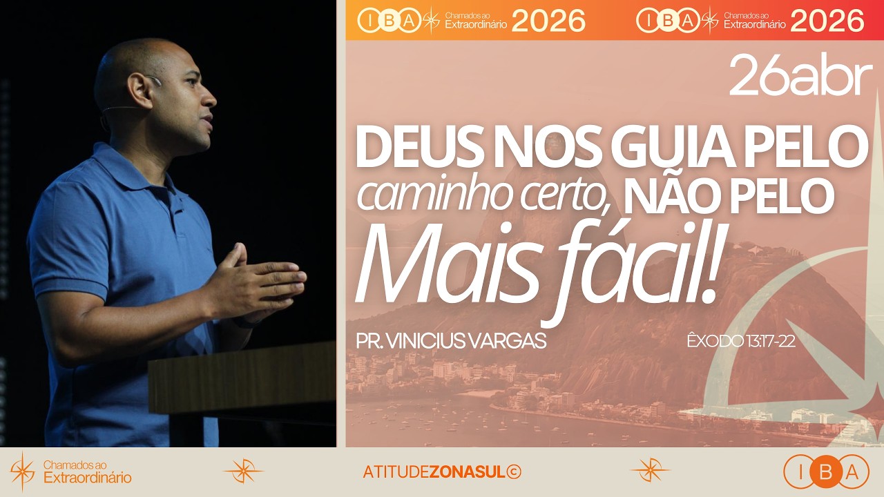 Deus nos guia pelo caminho certo, não pelo mais fácil