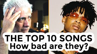 The Latest Top Ten Songs ... Yikes!