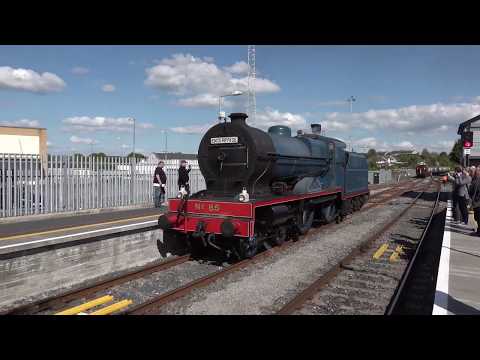 Irish Railways - V Class. 4-4-0 Compound No.85, 'Merlin'.