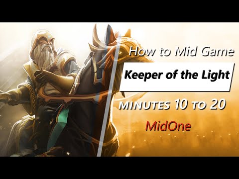 MidOne mid game Keeper of the Light | Minute 10 to 20