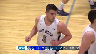 Saint Anselm basketball nips New Haven, will play for East Region title
NEW HAVEN