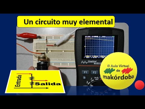 Un circuito elemental, con voltaje de entrada y salida | El Aula virtual de makordoba