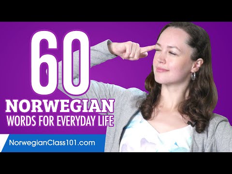 60 Norwegian Words for Everyday Life - Basic Vocabulary #3