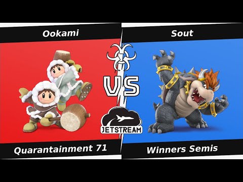 Quarantainment 71 Winners Semis - Ookami (Ice Climbers) Vs Sout (Bowser) - SSBU