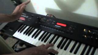 Video thumbnail for Roland Juno D synthesizer Tutorial instructional Demo of D beam operation by Northwest Time
