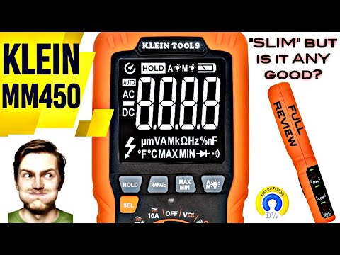 KLEIN TOOLS MM450 "SLIM" Multimeter Review & Teardown!
