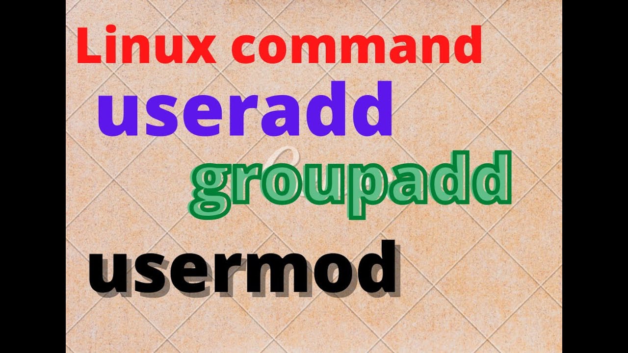 useradd /groupadd /usermod in Linux command |user management| linux tutorial for beginner |