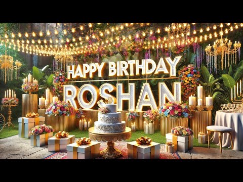 Happy Birthday Roshan 🎂 | Special Roshan Birthday Song | ROSHAN Birthday Status