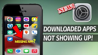 How to Fix! Downloaded Apps not Showing Up on iPhone Home screen