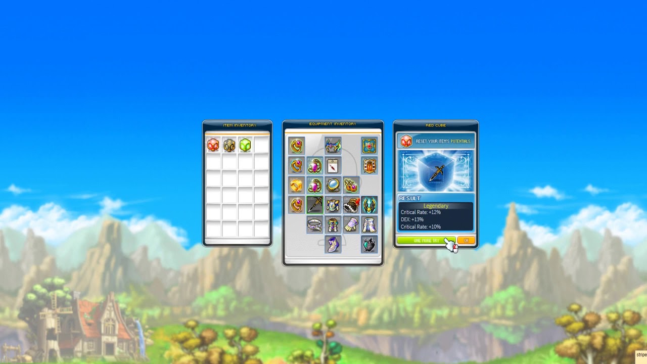 Maplestory Cubing Simulator