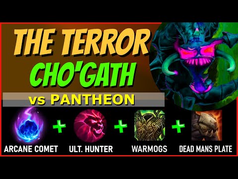 The Incredible CC Machine! - CHO'GATH SUPPORT vs PANTHEON - S10 League of Legends