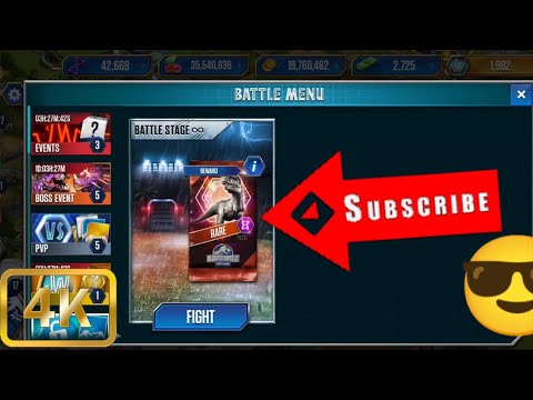 Battle stage infinite Rare || Jurassic world the game