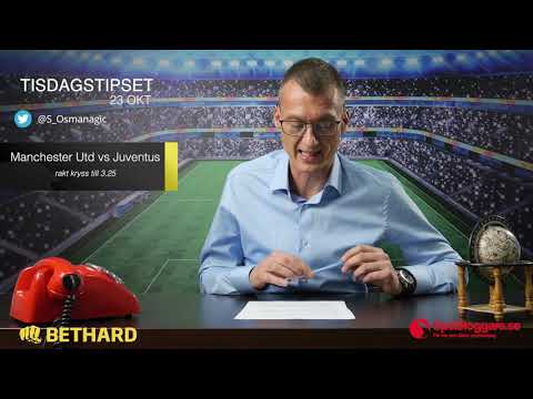 Speltips: Manchester United - Juventus & Shakhtar Donetsk - Manchester City 23/10
