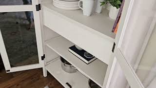 ONBRILL 71 Tall Arched Cabinet, 5 Tier Arched Kitchen Pantry, Modern Display Pantry Cabinets Review
