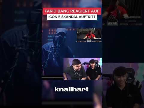 Farid Bang reagiert auf Skandal Auftritt bei Icon 5 #faridbang #icon5