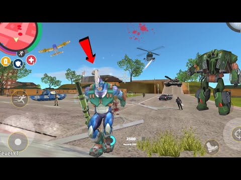 Rope Hero: Vice Town(Rope Hero With RPG Russian Launcher)Stunt Airplane on Sky - Android Gameplay HD