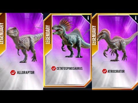 15 New Latest Dinosaurs And Hybrids Jurassic world The game New Dinosaurs Coming Soon