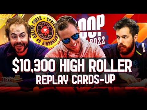 SCOOP 2022 75-H $10,300 High Roller Bounatirou | C. Darwin2 | smokrokflock Replay CARDS-UP $800k Gtd