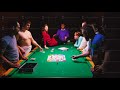 People Playing Alias Game At The Party On The Pool Table