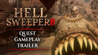 Hellsweeper VR l Quest Gameplay Trailer [ESRB]