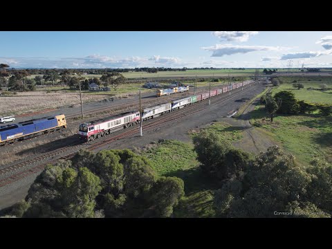 7922V SCT / SBR Container Train With CSR &  EL Class Diesel Locomotives (8/8/2022)- PoathTV Railway