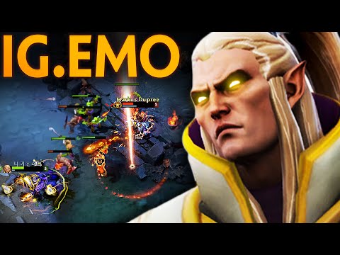 EPIC GAME!! IG.Emo INVOKER vs CLINKZ MID + ZAI NECROPHOS | Dota 2 Invoker