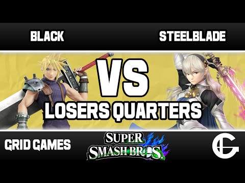 Black (Cloud) VS SteelBlade (Corrin) | Grid WiiU BiWeekly 8 | Losers Quarters